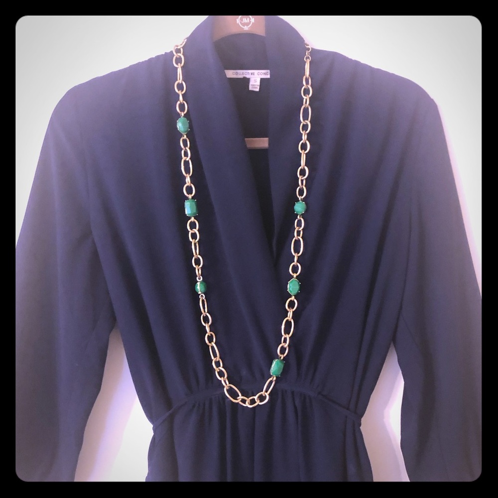 Long link necklace